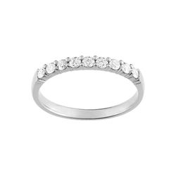 Anillo Oro Blanco 18kts Argyor-MRM (18)3L006GB4 Semi-alianza Diamantes 0,30ct
