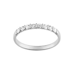 18kt White Gold Ring Argyor-MRM (18)3L014GB2 Semi-alliance Diamonds 0.30ct