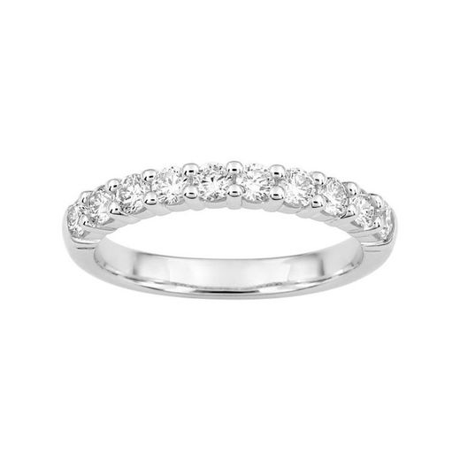 18kt White Gold Ring Argyor-MRM (18)3L038GB2 Semi-alliance Diamonds 0.60ct