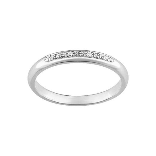 18kt White Gold Ring Argyor-MRM (18)3L047GB5 Semi-alliance Diamonds 0.02ct