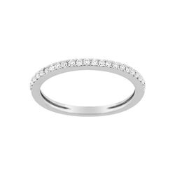 Anillo Oro Blanco 18kts Argyor-MRM (18)3L062GB3 Semi-alianza Diamantes 0,18ct