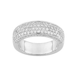 Anillo Oro Blanco 18kts Argyor-MRM (18)3V001GB2 Alianza Con Diamantes GH-P1 0,97ct