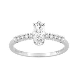 Anillo Oro Blanco 18kts Argyor MRM (18)DS1135.21 Diamantes Laboratorio 0,63ct