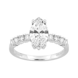 Anillo Oro Blanco 18kts Argyor MRM (18)DS1138.21 Diamantes Laboratorio 1,82ct