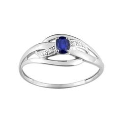Anillo Oro Blanco 18kts Argyor MRM (18)GH031GS Piedra Zafiro