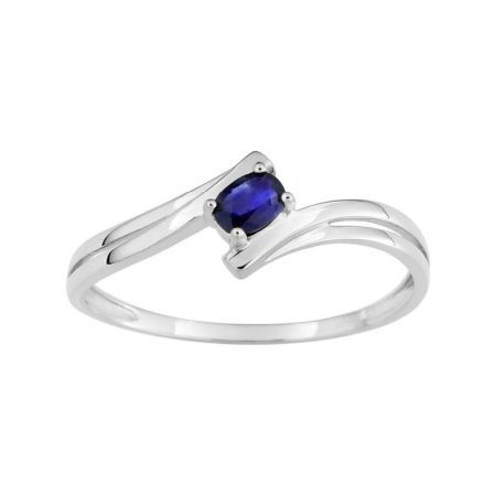 Anillo Oro Blanco 18kts Argyor MRM (18)GK006GS Piedra Zafiro
