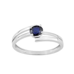 Anillo Oro Blanco 18kts Argyor MRM (18)GZB23GS Piedra Zafiro