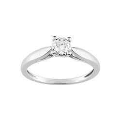 Anillo Oro Blanco 18kts Argyor-MRM (18)QD045GB4 Compromiso Diamante