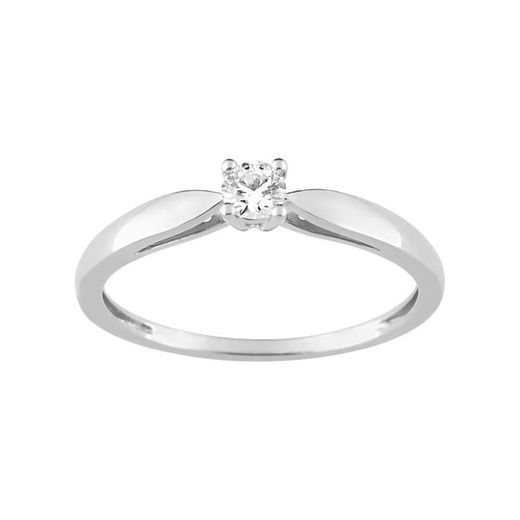 Anillo Oro Blanco 18kts Argyor-MRM (18)QT013GB4 Compromiso Diamante