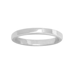 Anillo Oro Blanco 18kts Argyor-MRM 2,5mm (18)3111725 Alianza Plana Biseles