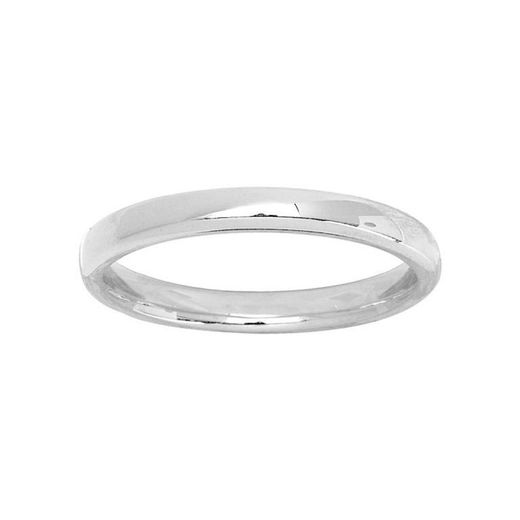 18kt White Gold Ring Argyor-MRM 2.5mm (18)3112125 Semi-domed Comfort Wedding Band