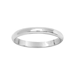 Anillo Oro Blanco 18kts Argyor-MRM 2,5mm (18)3112325 Alianza Semi-bombeada Confort