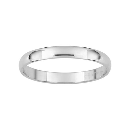 Anillo Oro Blanco 18kts Argyor-MRM 2,5mm (18)DJ25GB Alianza Clásica Media Cańa