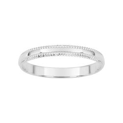 Anillo Oro Blanco 18kts Argyor-MRM 2,5mm (18)F25GB Alianza Clásica Fantasia
