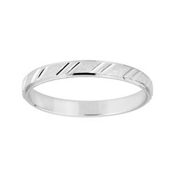 Anillo Oro Blanco 18kts Argyor-MRM 2,5mm (18)M25GB Alianza Clásica Fantasia
