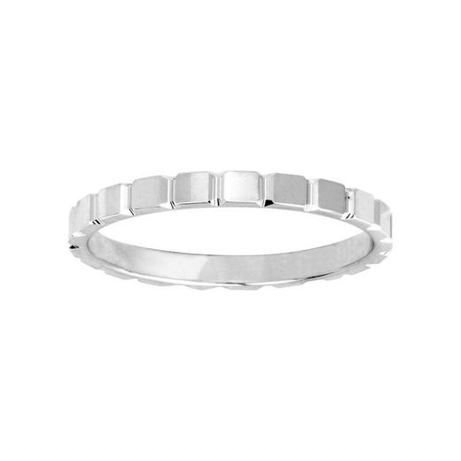 18kt White Gold Ring Argyor-MRM 2mm (18)204G20 Rectangular Alliance