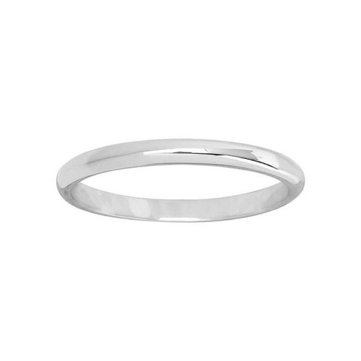 Anillo Oro Blanco 18kts Argyor-MRM 2mm (18)3111320 Alianza Media Cańa