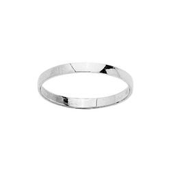 Anillo Oro Blanco 18kts Argyor-MRM 2mm (18)DB20GA Alianza Clásica Semibombeada
