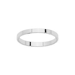 Anillo Oro Blanco 18kts Argyor-MRM 2mm (18)R20GB Alianza Clásica Plana