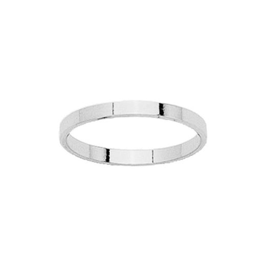 Anillo Oro Blanco 18kts Argyor-MRM 2mm (18)R20GB Alianza Clásica Plana