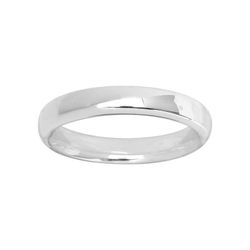Anillo Oro Blanco 18kts Argyor-MRM 3,5mm (18)3112135 Alianza Semi-bombeada Confort