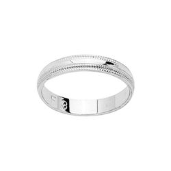 Anillo Oro Blanco 18kts Argyor-MRM 3,5mm (18)F35GB Alianza Clásica Fantasia