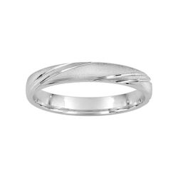 Anillo Oro Blanco 18kts Argyor-MRM 3mm (18)012G30 Alianza Ranurada