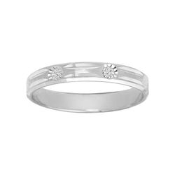 Anillo Oro Blanco 18kts Argyor-MRM 3mm (18)214G30 Alianza Flores