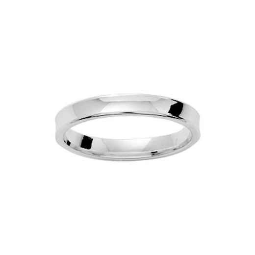 Anillo Oro Blanco 18kts Argyor-MRM 3mm (18)CG30 Alianza Clásica Concava