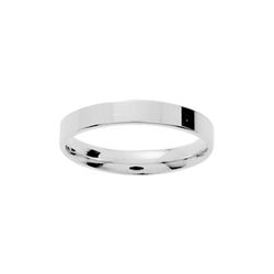 Anillo Oro Blanco 18kts Argyor-MRM 3mm (18)DLG30 Alianza Clásica Plana Confort