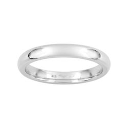 Anillo Oro Blanco 18kts Argyor-MRM 3mm (18)SJP30G Clásica Cańa Parisina