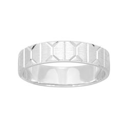 Anillo Oro Blanco 18kts Argyor-MRM 4,5mm (18)314G45 Alianza Fantasia