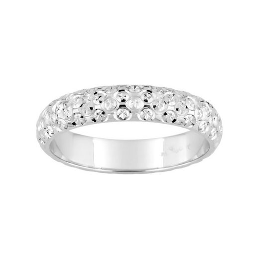 Bague en or blanc 18 carats Argyor-MRM, alliance en diamants de 4 mm (18)041G40