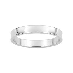 Anillo Oro Blanco 18kts Argyor-MRM 4mm (18)3111640 Alianza Concava