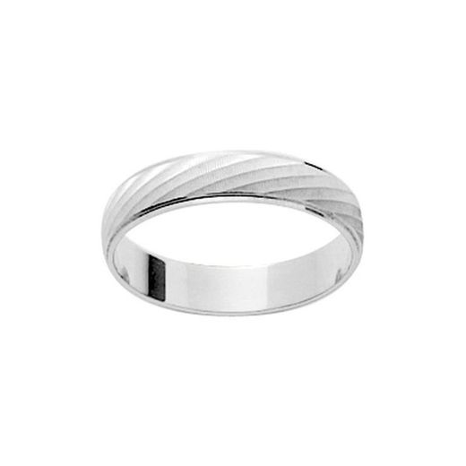18kt White Gold Ring Argyor-MRM 4mm (18)5040GB Plain Wedding Band