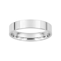 Anillo Oro Blanco 18kts Argyor-MRM 4mm (18)DLG40 Alianza Clásica Plana Confort