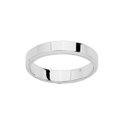 Anillo Oro Blanco 18kts Argyor-MRM 4mm (18)SR40GB Clásica Plana