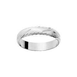 Anillo Oro Blanco 18kts Argyor-MRM 4mm (18)Y40GB Fantasia