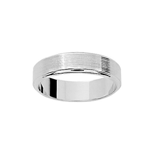 18kt White Gold Ring Argyor-MRM 5mm (18)018G50 Alliance