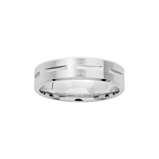 Anell Or Blanc 18kts Argyor-MRM 5mm (18)111G50 Aliança Confort