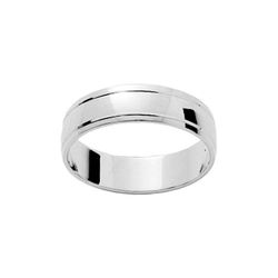 Anillo Oro Blanco 18kts Argyor-MRM 5mm (18)5550GB Alianza Lisa