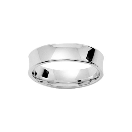 18kt White Gold Ring Argyor-MRM 5mm (18)CG50 Classic Concave Alliance