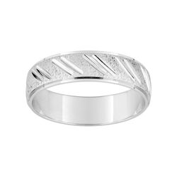Anillo Oro Blanco 18kts Argyor-MRM 5mm (18)M50GB Fantasia Confort