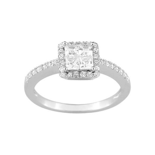 Anillo Oro Blanco 18kts Christian Bernard (18)1.6092.21 Diamantes 0,58ct GH SI