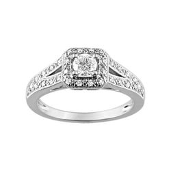 Anillo Oro Blanco 18kts Christian Bernard (18)1.6108.21 Diamantes 0,49ct GH SI