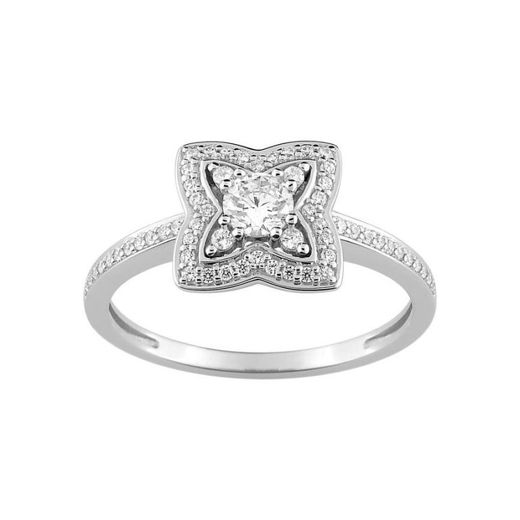 Anillo Oro Blanco 18kts Christian Bernard (18)1.6156.21 Diamantes 0,40ct GH SI