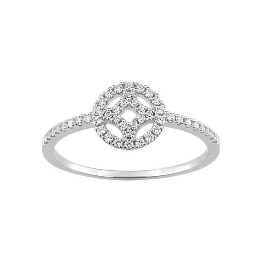 18k White Gold Ring Christian Bernard (18)1.6165.21 Circle Diamonds 0.21ct GH SI