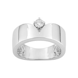 Anillo Oro Blanco 18kts Christian Bernard (18)1.6183.21 Corona Diamantes 0,20ct GH SI