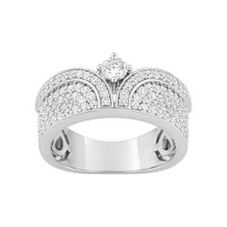 Anillo Oro Blanco 18kts Christian Bernard (18)1.6185.21 Corona Diamantes 1,12ct GH SI