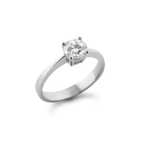 Anillo Oro Blanco 18kts Diamante VVS2-D 2cts A252/1681/1/2
